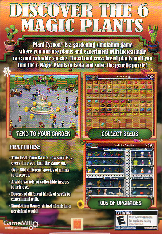 Plant Tycoon Plant Chart