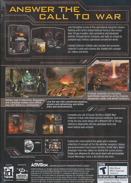 Shooter (FPS) - Knight Discounts Online Store - Quake Wars Enemy ...