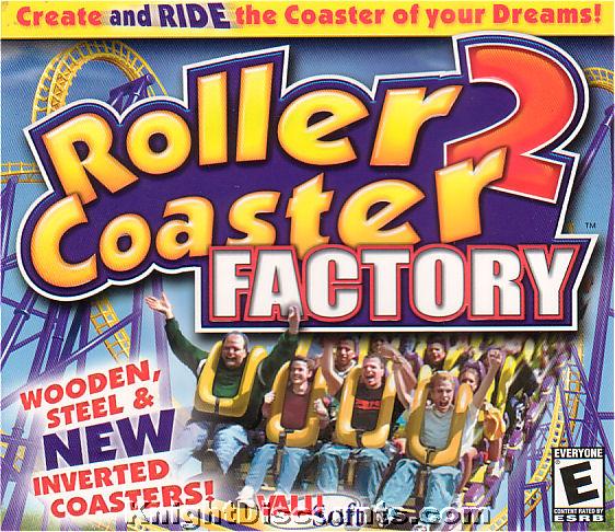 Roller Coaster Factory 2 Simulation PC Game New Win95 X
