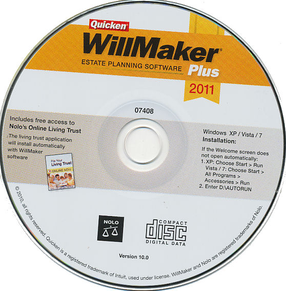 Reference Quicken Knight Discounts Online Store WillMaker Plus 2011