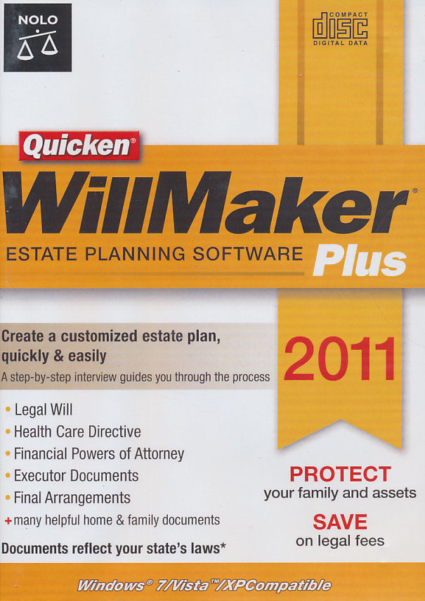 Productivity Quicken Knight Discounts Online Store WillMaker Plus 2011 Box