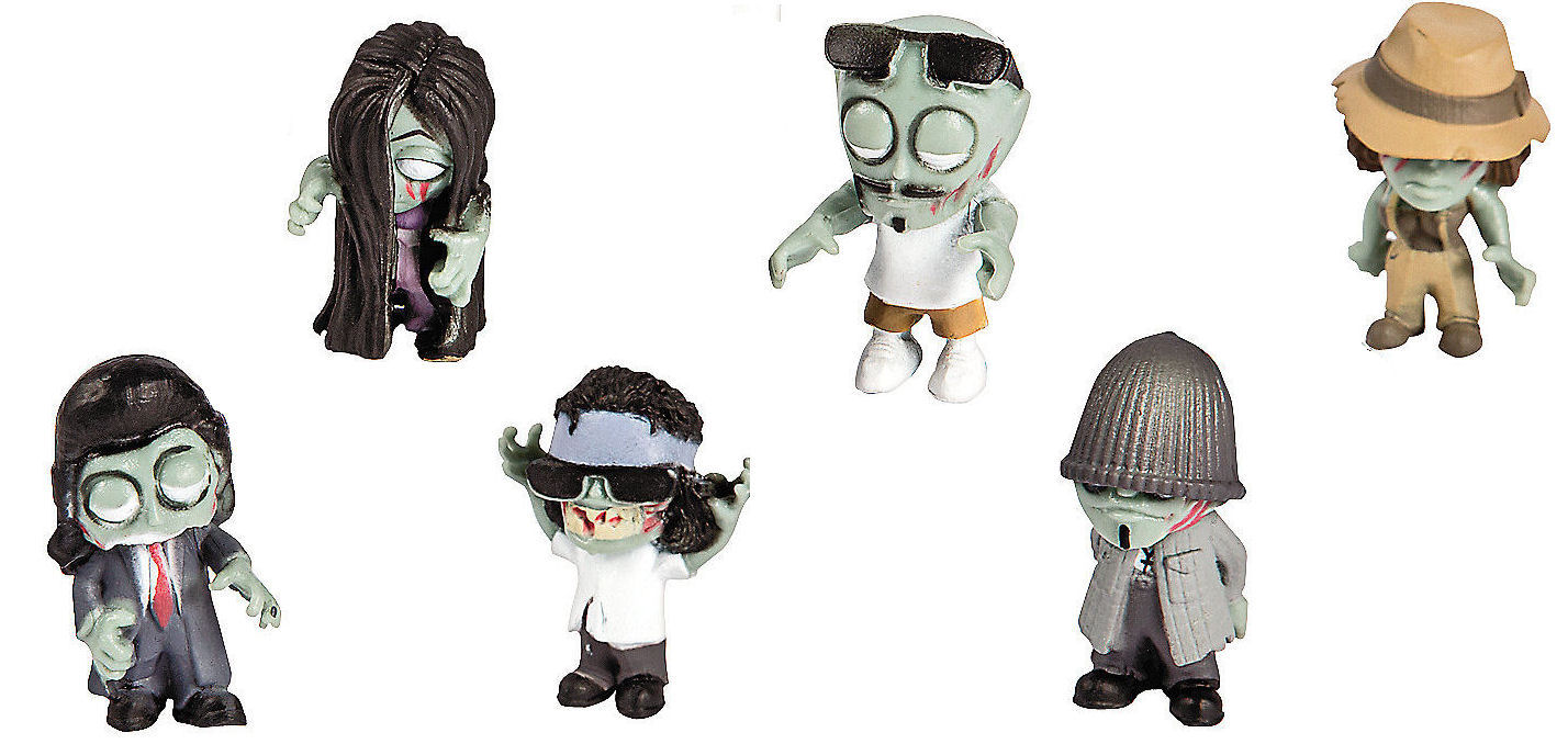 6x Homie Zombies Set of Collectible Gangster Figures Vinyl Figurines