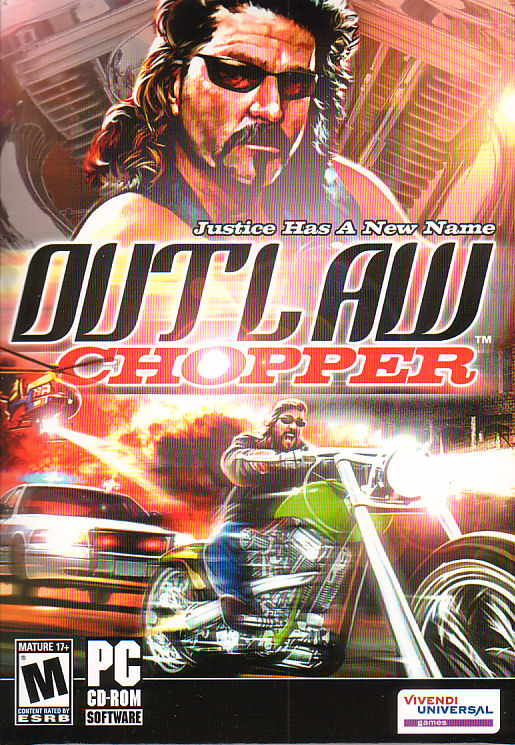 Outlaw Chopper Harley Motorcycle Racing PC Game New Box 020626724166